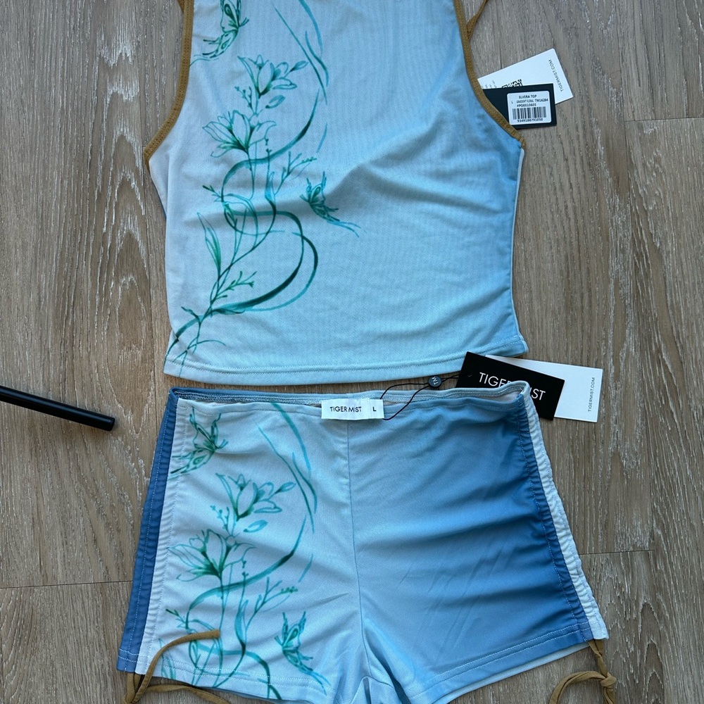 TIGERMIST Floral Tank and Shorts Set